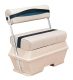 Wise Premier Pontoon Flip-Flop Seats with 70 Quart Cooler