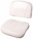 All-Weather High Back Cushion Only, White
