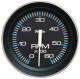 Coral Instruments Tachometer, 6000 RPM, 4" for Inboard Outboards - Faria