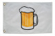 12X18 Beer Mug Nylon Boat Flag - Taylor Made