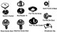 #8-15 X 3/8"SMS Snap Canvas Fastener Studs, 6/Bag - S & J Products