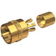 Shakespeare PL-259-CP-G PL-259 Connector for RG-8X or RG-58/AU Coax. Gold Plated