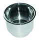 Jif Marine Recessed Stainless Steel Cup Holder Recessed Cup Holders image