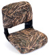 All-Weather High-Back Seat, Black Shell with Vinyl Mossy Oak Shadowgrass Cushions - Tempress