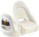 Matrix Boat Bucket Seat, Off-White with Arm/Headrest, Bolster, with Cargo Panel - Attwood