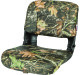 All-Weather High-Back Folding Boat Seat with Cloth Camo Cushions, Mossy Oak Break Up - Tempress