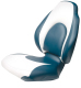 Centric Contour High-Back Boat Seat, Blue & White - Attwood