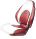 Centric Contour High-Back Boat Seat, Red & White - Attwood