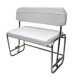 Offshore Swingback Cooler Seat (cooler not included), White - Wise Boat Seats