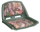 Camouflage Molded Plastic Seat, Advantage All-Purpose Green on Green Shell - Wise Boat Seats