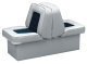 Back-to-Back Lounge Seat Deluxe Skyline, Gray-Navy - Wise Boat Seats