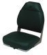 Mid-Back Folding Bass Boat Seat, Green - Wise Boat Seats