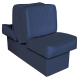 Back-to-Back Lounge Seat Deluxe Runner, Navy - Wise Boat Seats