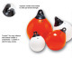 Tuff End&trade; 18" Inflatable Vinyl Buoy, 112lb Buoyancy, Orange - Taylor Made
