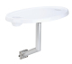 Acrylic Coated Oval Table with Stainless Steel Side Mount - Garelick