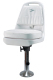 Standard Pilot Seat 013 with Cushions, Mounting Plate, 12-18" Adjustable Pedestal and Seat Spider - Wise Boat Seats