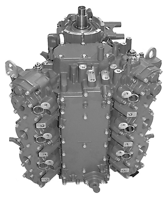 2000-2014 Yamaha Outboard Powerhead, 150HP, 6 Cylinder, 158.4 CID, Rebuilt