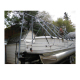 Navigloo Boat Shelter for 25 ft. - 26 ft . Pontoon Boats (Covers Motor)