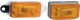 Waterproof Combination Side Marker & Clearance Light, Ear Mount, Red - Wesbar