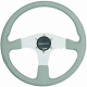 Corse Soft Touch Boat Steering Wheel, Grey - Uflex