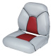 Premuim Mid Back Folding Seat, Marble-Red - Wise Boat Seats
