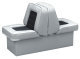 Back-to-Back Lounge Seat Deluxe Skyline, Gray-Charcoal - Wise Boat Seats